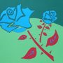 roses of love papercut from Linolschnitt Joachim Graf~02